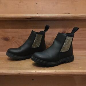 Native Black and Gold Kids Boots